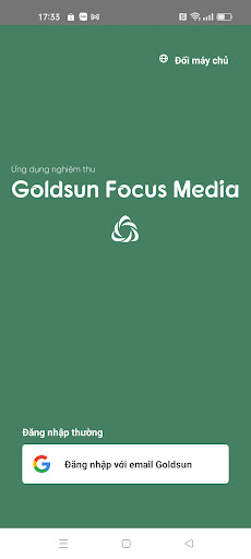 Android application App Nghiệm Thu GFM screenshort