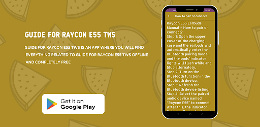 Guide for Raycon e55 TWS Screen 2