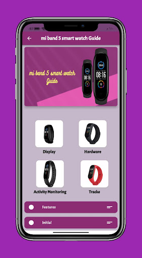 mi band 5 smart watch Guide