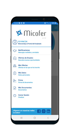 Micofer APP Screen 3