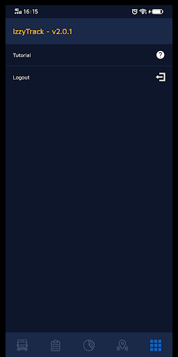 IzzyTrack Screen 3