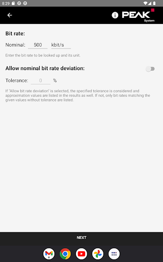 Bit Rate Calculation Tool