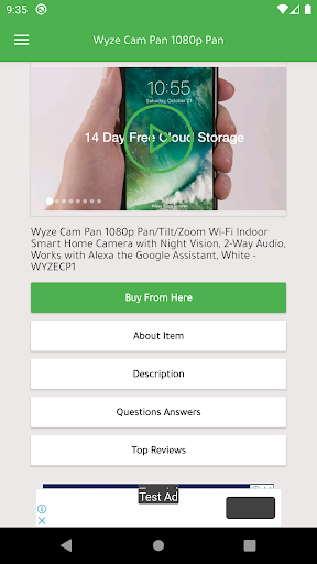 Wyze Cam Pan 1080p Pan Screen 2