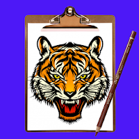 Как поэтапно рисовать тигров
