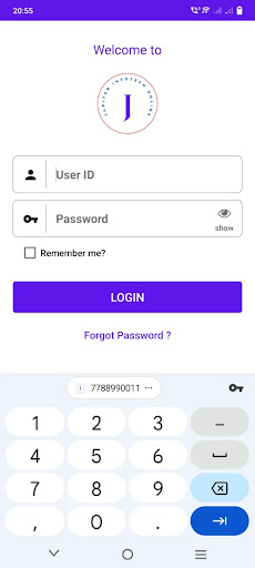 Android application jupiter screenshort