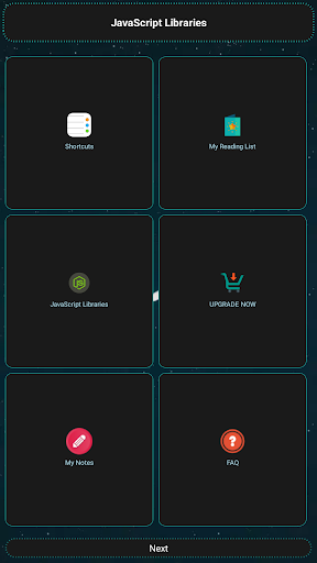 Screenshot of JavaScript Libraries