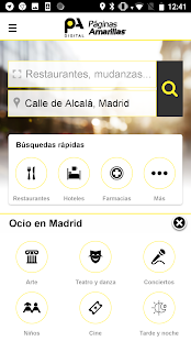 Páginas Amarillas España Screenshot