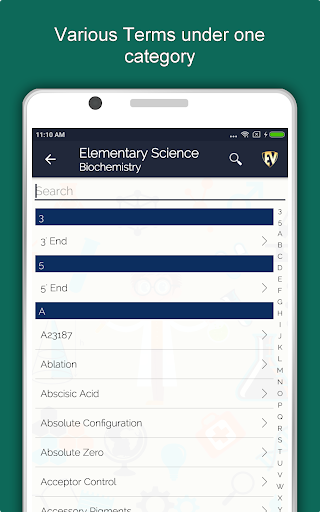 Screenshot of Basic Science Dictionary