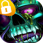 Cover Image of ดาวน์โหลด Skull Passcode Lock Screen  APK