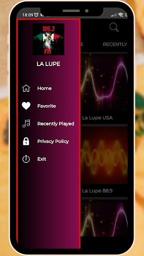 Android application La Lupe 105.3 Monterrey screenshort