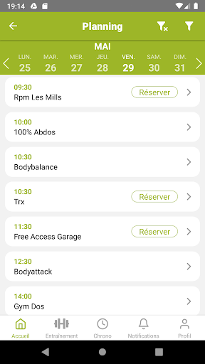 ClubConnect - Gigafit Screen 2