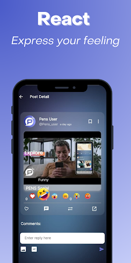Android application PENS screenshort