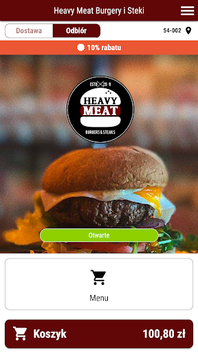Android application Heavy Meat Burgery i Steki screenshort