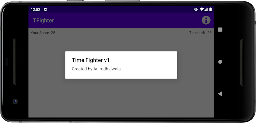 Android application TFighter screenshort
