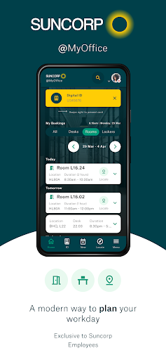 Android application Suncorp @MyOffice screenshort