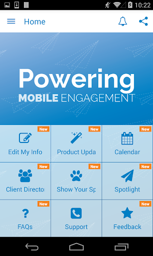 Android application MobileUp Client Engagement screenshort