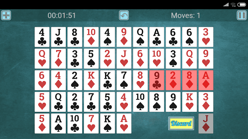 10-20-30 Solitaire Screen 2