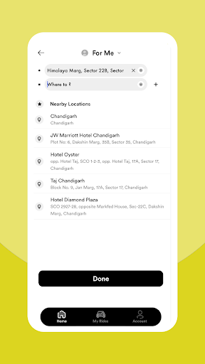 Oyee driver Screen 3