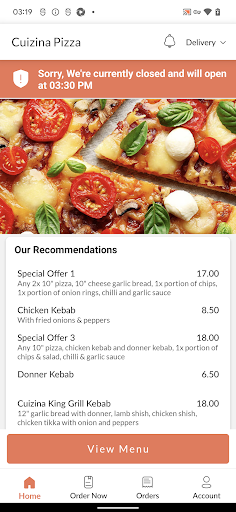 Cuizina Pizza Screen 2