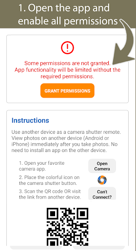 Camera Remote with Live Screen Screen 2