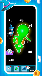 Green button: 클릭커 게임 탭탭대쉬 미니게임