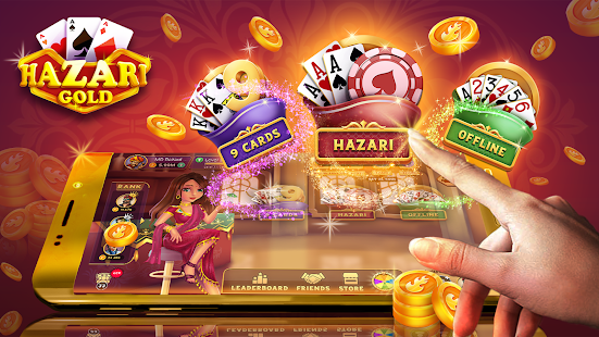 Hazari Gold- (1000 Points Game) & 9 Cards online 4.92 APK screenshots 1