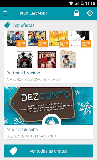 MEO CardMobili Screen 3