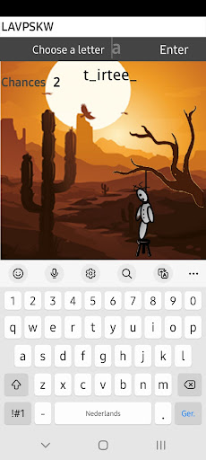 HangmanNL Screen 2