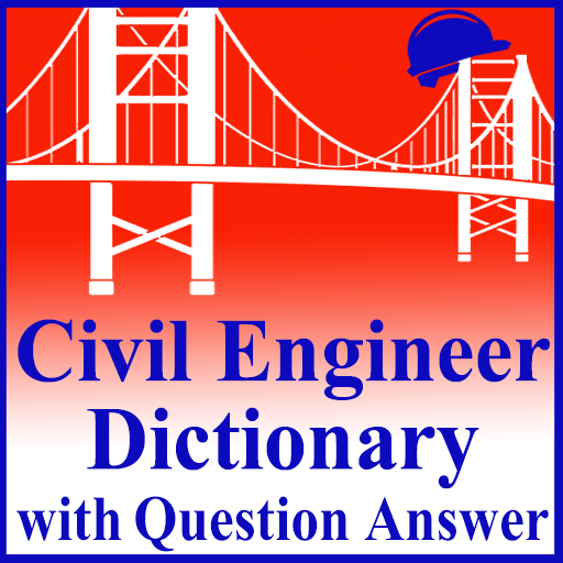 Civil Engineer Dictionary with logo