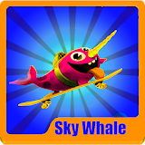sky and whale icon