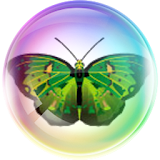 Пузыри с бабочками icon