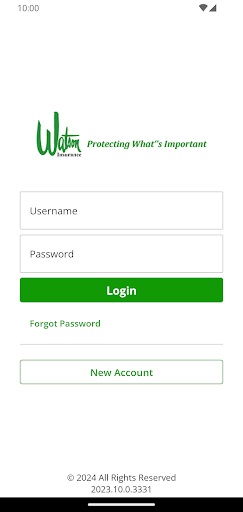 Android application Watson Insurance/Personal screenshort