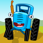The Blue Tractor: Kids Games Apk