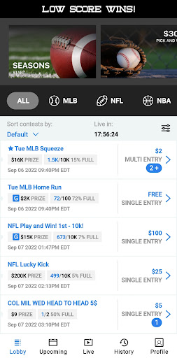 Android application Hater Fantasy Sports screenshort