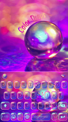Android application Color Drops Theme screenshort