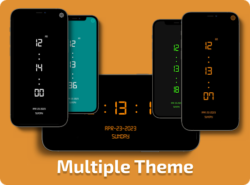 Android application Clock Titan - A Digital Clock screenshort