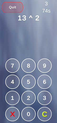Android application Math Trial screenshort