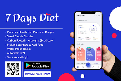 Android application 7 Days Diet - Planetary Health screenshort