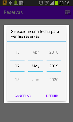 Android application GestAPP Gestion y Control de p screenshort