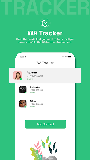 Android application WATracker - WALastSeen Tracker screenshort