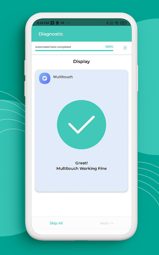 Cashify Diagnose Screen 3