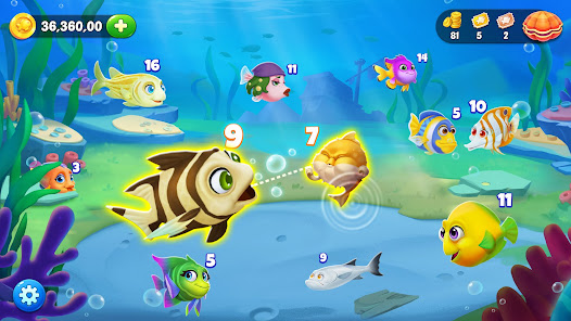 Captura de Pantalla 6 Solitaire Fish Mania: Save android