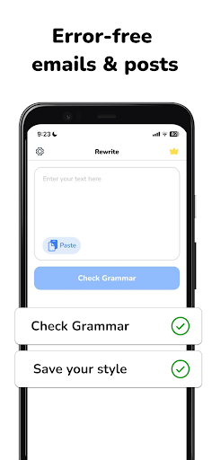 Rewrite: Grammar Check Screen 3