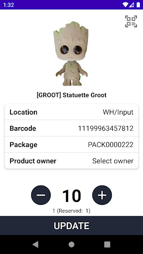 Simple Odoo inventory Screen 3