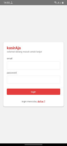 Android application kasirAja! screenshort