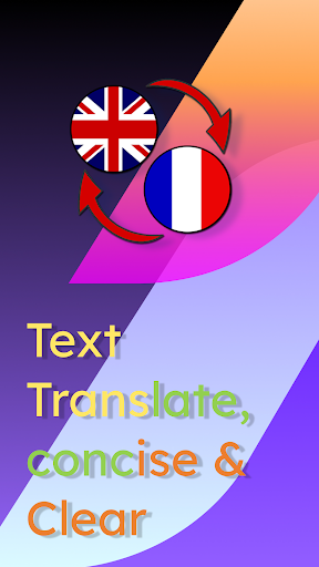 Android application English French Translate screenshort