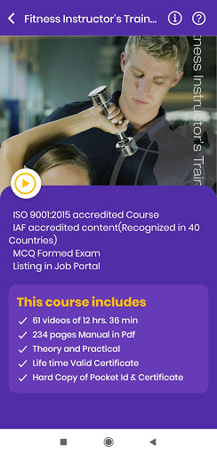 WGInstitute - Online Gym Train Screen 2