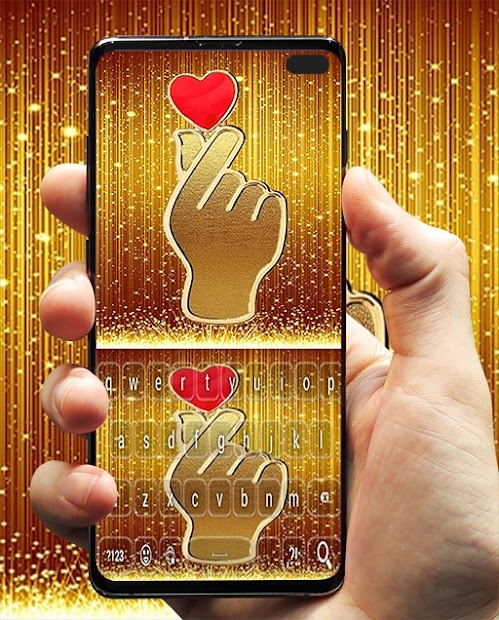 Captura 5 teclado Corazón dedo de oro android