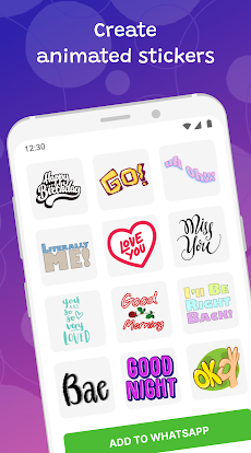 Animated & Text Sticker Makerのおすすめ画像1