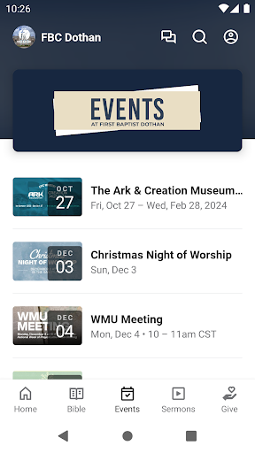 First Baptist Church Dothan Screen 2